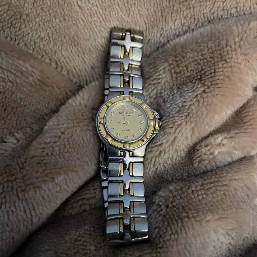 Diamond Raymond Weil Watch — vintage, retired